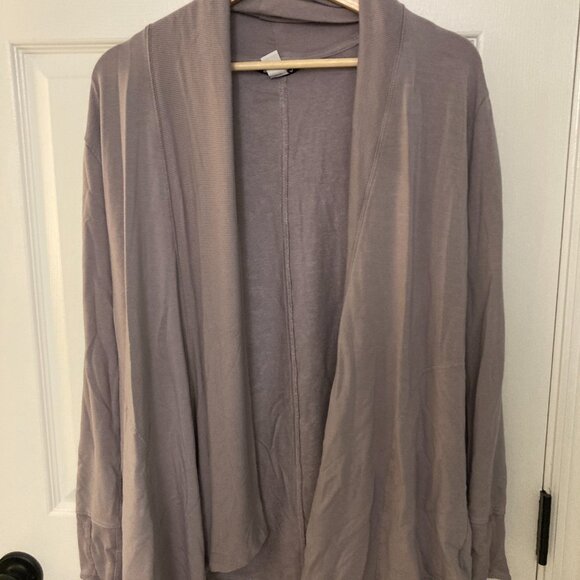 Athleta Pranayama Restore Wrap Cardigan Dusk Violet Purple - Picture 2 of 4